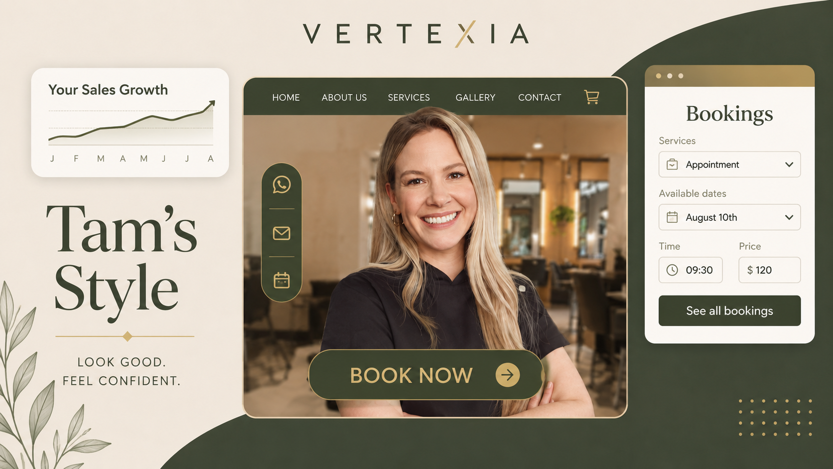 Custom Website vs WordPress comparison by Vertexia